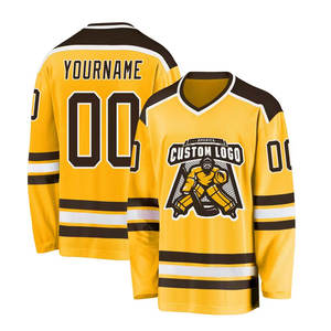 Camiseta de hockey sobre hielo de tamaño adulto, camiseta de hockey sobre hielo de manga completa, ropa de equipo, camiseta de hockey sobre hielo, camisetas deportivas personalizadas - Product Image 1