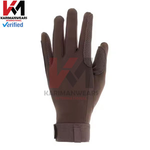 Gants d'équitation en cuir personnalisés Gants équestres Grip Premium Hommes Femmes Respirant Compétition Formation Trail Riding Direct - Product Image 2