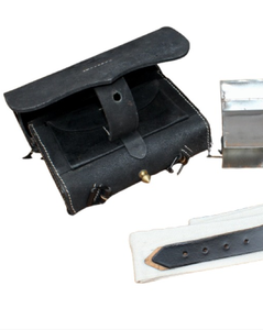 Caja de cartucho de cuero con contrato estampado CS .58/.69 Cal de la más alta calidad Cómoda bolsa de reproducción al aire libre Cinturones - Product Image 2