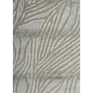 Tapis en soie de bambou et Zari noué à la main bleu azalée, motif floral classique, grand rectangle, tapis de salon pour usage domestique Aibz-1041 - Product Image 3
