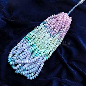 Perles rondes lisses multi-opales naturelles pour la fabrication de bijoux perles de pierres précieuses d'opale de bonbons colorés en gros 16 "8mm pierre d'opale en vrac - Product Image 6