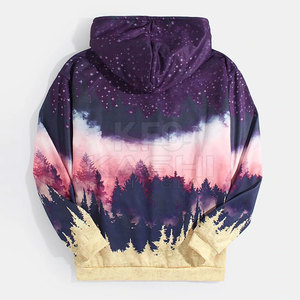 เสื้อฮู้ดดี้แบบสวมใส่สบาย รุ่นเบสิค สำหรับฤดูหนาว ผ้าซับลิเมชั่น 100% ผ้าฝ้ายเนื้อนุ่ม ระบายอากาศได้ดี เย็บอย่างทนทาน สัมผัสนุ่มสบาย มีกระเป๋า - Product Image 2