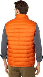 Gilet d'hiver matelassé décontracté pour homme 2025, sur mesure, grande taille, avec poche zippée sur la poitrine - Vêtement d'extérieur respirant et écologique - Product Image 5