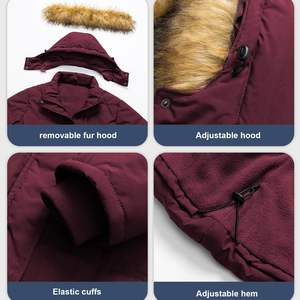 Chaqueta de lluvia impermeable cortavientos de último diseño 2025, chaqueta de nieve de invierno informal personalizada de alta calidad para hombres - Product Image 5