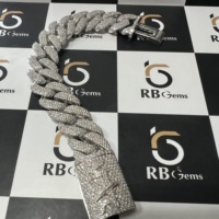 Pulseras de Diamantes de Alta Calidad Personalizadas de 250 Gramos, Oro Amarillo de 24K, Certificadas por IGI, Cultivadas en Laboratorio CVD HPHT, Corte Asscher, Estilo Cubano, Unisex