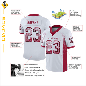 American Football Jersey Team American Football Jersey Polyester Fabric Custom Uniform <b>Top</b> Ready to Ship - Product Image 6