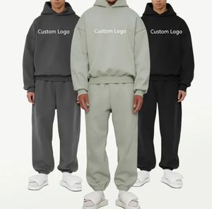 Conjunto Deportivo Personalizado con Logotipo Bordado para Hombre, Ropa Deportiva de Peso Pesado - Product Image 3