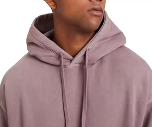 Vente en gros de sweat à capuche personnalisé pour hommes, couleur unie, broderie, coupe ample, sweat à capuche avec cordon de serrage, mode décontractée, nouvelle tendance - Product Image 3