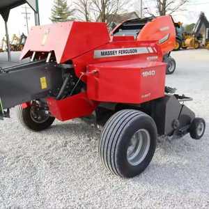 Mini-presse à balles carrées montée sur tracteur avec moteur et engrenage |   Presse à balles agricole haute performance pour foin et paille de blé - Product Image 1