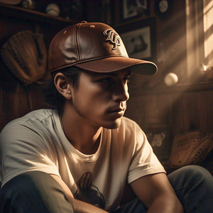 หมวกเบสบอลหนังคุณภาพสูงสำหรับทุกเพศ, หมวกเบสบอลหนัง6แผง - Product Image 5