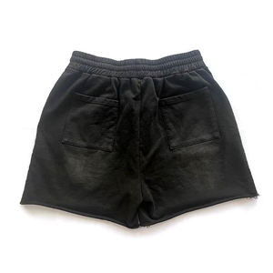 ผ้าฝ้ายฟอกสีกรดของผู้ชายเอวยางยืดแบบลำลองแนววินเทจแนวสตรีทสูงระบายอากาศได้ดีปรับแต่งได้สำหรับฤดูร้อน - Product Image 4