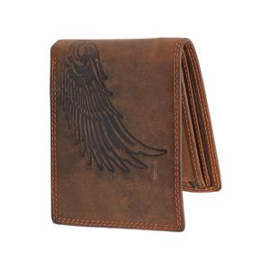 กระเป๋าสตางค์หนังแบบพรีเมี่ยมสำหรับผู้ชายดีไซน์เพรียวบางกระเป๋าสตางค์หนังวัวทนทานพร้อมกระดุมแม่เหล็กและที่จัดระเบียบ - Product Image 4