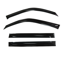 Visera Acrílica para Ventana de Toyota Land Cruiser Prado J100 1998-2007, 4 Piezas, Cinta Adhesiva Doble, Protección Solar y Contra la Lluvia