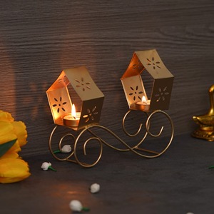 Bougeoir en métal en laiton écologique de qualité supérieure pour l'ambiance spirituelle du festival Diwali à la maison - Product Image 6