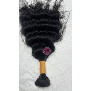 Cabello Humano Rizado 100% Natural, Sin Procesar, Virgen, Indio, Remy, Sin Trama, de un Solo Donante, Cabello Suelto para Trenzas - Product Image 6