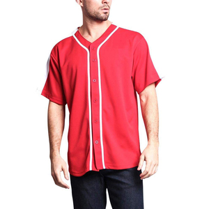 Camiseta de béisbol negra personalizada al por mayor con nombre y logotipo, ropa deportiva de diseño personalizado con cuello en V y características transpirables - Product Image 1