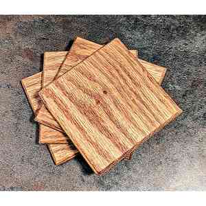 Ensemble de sous-verres en bois faits à la main de qualité supérieure gravé Design personnalisé noyer manguier bois décor de table inde - Product Image 2