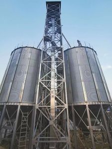 Plaque d'acier galvanisée Silo à grains 100-10000ton pour les ventes directes d'usine de stockage de grain - Product Image 2
