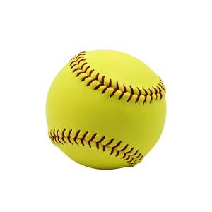 Balle de softball officielle bon marché balle de baseball en cuir durable pour la formation/usine directe logo personnalisé softball - Product Image 4