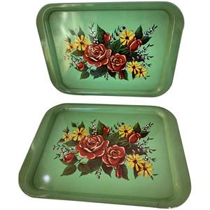 Bandeja para Servir con Acabado Esmaltado para Servir Deliciosos Platos, Vajilla, Último Diseño de Bandeja para Servir de Metal, Calidad Estándar - Product Image 1