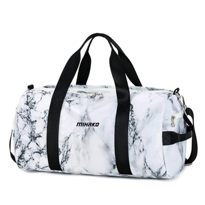 Broderie personnalisée Logo Imprimé Grands sacs polochons de sport en nylon imperméables et portables à fermeture par ficelle du Pakistan-pour le voyage - Product Image 1