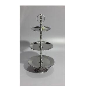 New Arrival Stainless Steel Bakeware <b>Cake</b> Tools <b>3</b> <b>Tier</b> Metal <b>Cake</b> <b>Stand</b> Hanging Hook Gray Matte - Product Image 5