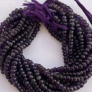 6mm 8mm 10mm naturel violet africain améthyste pierre lisse Rondelle perles brins au meilleur prix d'usine en gros en ligne Alibaba - Product Image 3
