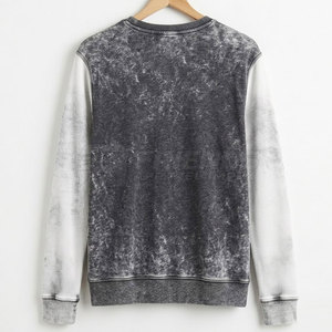 Camisetas Térmicas Casuales de Algodón 100% con Lavado Ácido para Hombre, Tejido Suave, Ligero, de Secado Rápido, Cálidas para el Invierno y Uso Diario - Product Image 2
