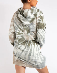 เสื้อฮู้ดดี้ผูกทรงโอเวอร์ไซส์แบบสวมหัวมีฮู้ดสำหรับผู้หญิงระบายอากาศได้ดีปักโลโก้ได้ตามต้องการ - Product Image 6