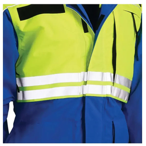 Safety Wear <b>Winter</b> Waterproof Hi Vis Safety Jacket with Long Sleeves Reflective Work-wear for Outdoor Safety Jackets for Unisex - Product Image 5