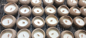 เทียนหอมกลิ่นกะลามะพร้าวสำหรับปีใหม่สำหรับตกแต่งบ้านโดยผู้จำหน่ายจากเวียดนาม - Product Image 5