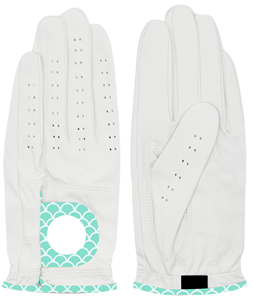 Custom Designed Full Cabretta Leather Golf <b>Gloves</b> <b>for</b> <b>Men</b> Women Left or Right Hand with Unique Printing Tab <b>for</b> Sports Use - Product Image 2