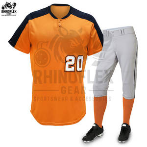 Uniformes de béisbol de diseño personalizado transpirables personalizados de alta calidad ajustables recién llegados a la venta - Product Image 4