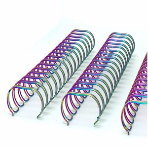 Chất Lượng Cao Durable 1 Inch Ràng Buộc Xoắn Ốc 23 Loops Cuốn Sách Ràng Buộc Dây Vòng Dây Ràng Buộc Cho In Ấn Cửa Hàng - Product Image 1