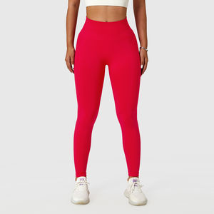 Offre Spéciale vente en gros automne Sport femmes vêtements de sport haute mi sans couture pantalons de Yoga Scrunch bout à bout Leggings respirant Fitness - Product Image 3