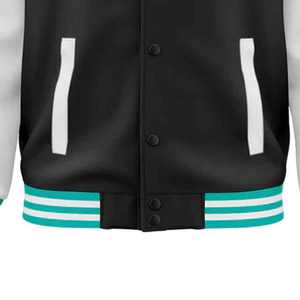 Veste d'hiver à manches longues pour homme en taille plus, personnalisée, coupe-vent, veste universitaire à capuche cousue, vente en gros - Product Image 4