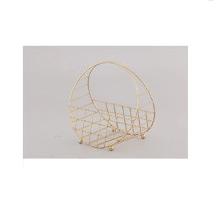 Panier de rangement en forme de support à gâteaux Panier en fil métallique Panier de rangement en métal - Product Image 3