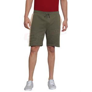 กางเกงขาสั้นลำลองเอวกลางของผู้ชายแบบสั่งทำน้ำหนักเบาลายถนนแฟชั่นที่มีกระเป๋าผ้าใยสังเคราะห์วิธีการทอ - Product Image 1