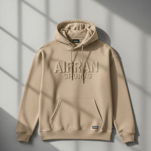 Sudadera con Capucha AIFRAN con Logotipo en Relieve 3D para Hombre, Estilo Urbano, Gruesa, Estampado Abultado, Felpa, Personalizada, de Algodón, para Gimnasio y Deportes - Product Image 5