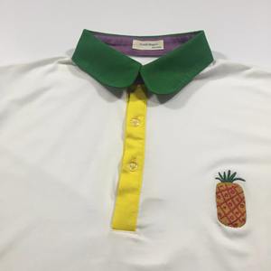 Nuevos polos bordados en 3D personalizados para mujer, camisa de manga corta de verano para mujer, nuevos polos de algodón con cuello levantado - Product Image 6