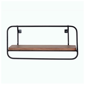Top Trending Design Durable <b>Metal</b> and Wood <b>Shelf</b> Wall Mounted Portable Best for Home Decoration At Low Price. - Product Image 5