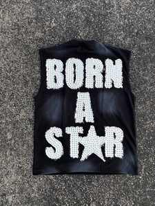 Vintage Applique Boxy Set Deux Pièces Shorts Set Sérigraphie Tee Distressed Patch Sleeve Moins T-Shirt & Shorts Set - Product Image 2