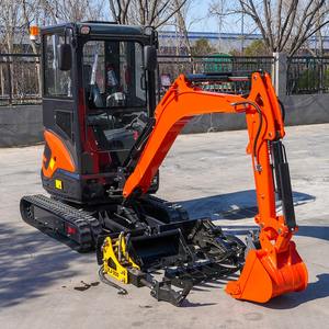 Haute efficacité de travail Mini pelle 2 tonnes 2.5 tonnes prix micro pelle hydraulique sur chenilles petite pelle - Product Image 1