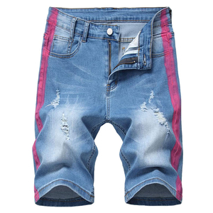 Your Own Design Customized <b>Men</b> <b>Jeans</b> Shorts <b>High</b> Street Fashion Elastic <b>Waist</b> <b>Men</b> <b>Jeans</b> Shorts For Sale - Product Image 1