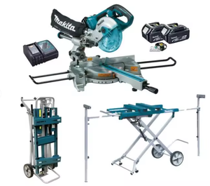 DLS211ZU DLS714NZ 18VX2แบบดั้งเดิมของใหม่ใบเลื่อยสไลด์ขนาด305มม. แบบไม่มีแปรงถ่าน36V ผิว W ขาตั้งเลื่อยมิเตอร์ - Product Image 3