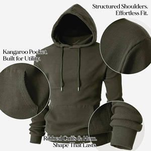 Sweat-shirts à capuche surdimensionnés pour hommes de haute qualité, designs personnalisés, sweat-shirts à capuche pour hommes, impression de logo en mousse, sweat-shirts à capuche légers pour hommes - Product Image 4