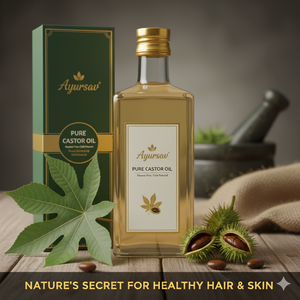 น้ำมันละหุ่งสกัดเย็นแบบพรีเมี่ยมสำหรับดูแลผิวขนตาและคิ้ว | 100% น้ำมันบำรุงผิวจากธรรมชาติบริสุทธิ์โดย ayurindia sav - Product Image 2