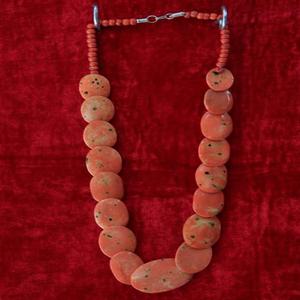 Collier de perles en os naturel fait à la main Fabricant de bijoux tribaux Collier de perles en os en gros | Bijoux ethniques respectueux de l'environnement - Product Image 1