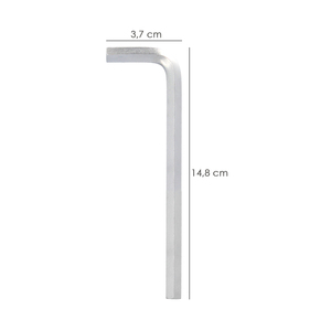 Chiave Allen Lunga in Acciaio Cromo Vanadio Professionale 7,0 mm - Product Image 2