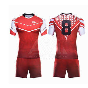 Conjuntos de Uniformes de Rugby para Hombre de Talla Grande, Transpirables, Personalizables, de Secado Rápido, 100% Poliéster, al por Mayor y Sostenibles - Product Image 1